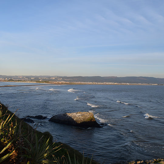 Vista a Concepción, San Pedro de la Paz y al Golfo de Arauco desde el Mirador Cerro Pompón