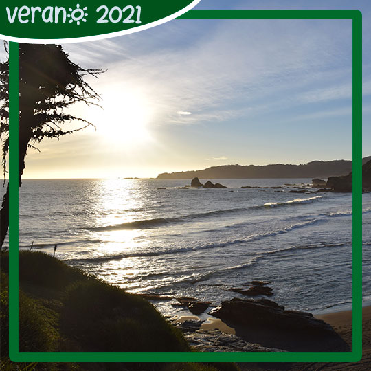 Playa La Desembocadura, vista desde el Sendero Mirador Cerro Pompón